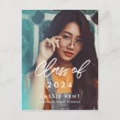 Carte Postale Classe tendance moderne de 2024 Diplôme photo (Devant)