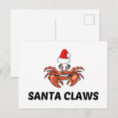 Carte Postale CLASSES père Noël (Devant / Derrière)
