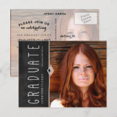 CARTE POSTALE CLASSEUR | 2015 GRADUATION PARTY INVITATION (Devant / Derrière)