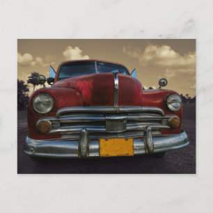 Carte Postale Classic American Car à Vinales, Cuba