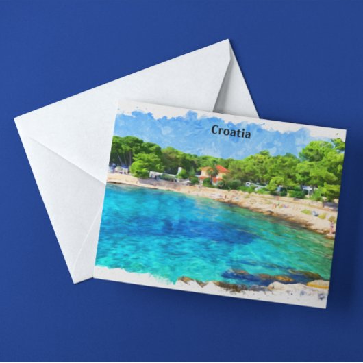 Carte Postale Classic Croatie Adria Côté Paysage