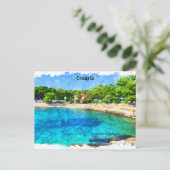Carte Postale Classic Croatie Adria Côté Paysage (Debout devant)