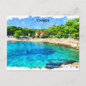 Carte Postale Classic Croatie Adria Côté Paysage (Devant)