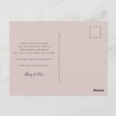 Carte Postale Classic Four | Multi Photo Wedding Thank You (Dos)