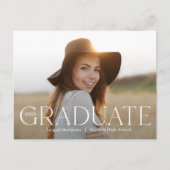Carte postale Classic Grad Editable Color Graduati (Devant)
