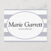 Carte Postale Classic Grey Stripes (Devant)