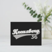 Carte Postale Classic Kreuzberg 36 Berlin City Logo Oldschool (Debout devant)