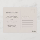 Carte Postale Classic New Home Moving (Dos)