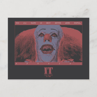 Carte Postale Classic Pennywise - beaucoup mieux quand vous avez
