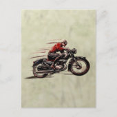 CARTE POSTALE CLASSIC RACING MOTORCYCLE. (Devant)