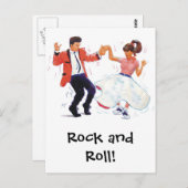 Carte Postale Classic Rock and Roll  Jive Dancing Postcard (Devant / Derrière)