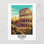 Carte Postale Classic Rome Italie Colisée Historique (Devant)