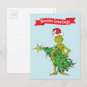Carte Postale Classic The Grinch | Naughty (Devant / Derrière)