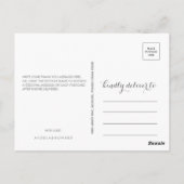 Carte Postale Classic Tropical Noir et Merci Bourgogne (Dos)