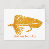 Carte Postale Classic Trout Fly "Golf Matuka" (Devant)