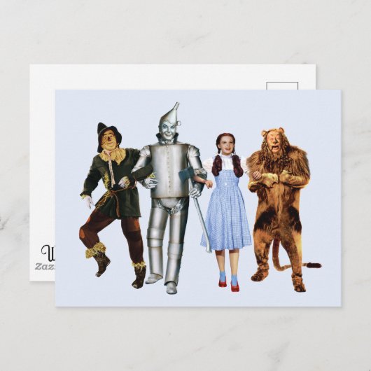 Carte Postale Classic Wizard of Oz Characters (Devant / Derrière)