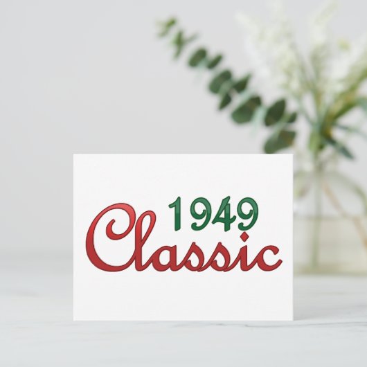 Carte Postale Classique 1949 (Debout devant)