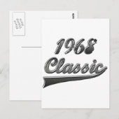 Carte Postale Classique 1968 (Devant / Derrière)
