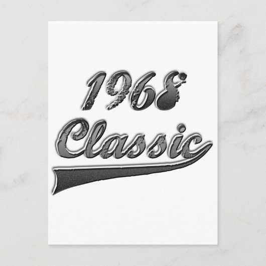 Carte Postale Classique 1968 (Devant)