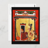 Carte postale-classique Art-Indischer Maler 17 (Devant / Derrière)