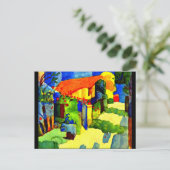 Carte postale classique/art Vintage-août Macke 5 (Debout devant)