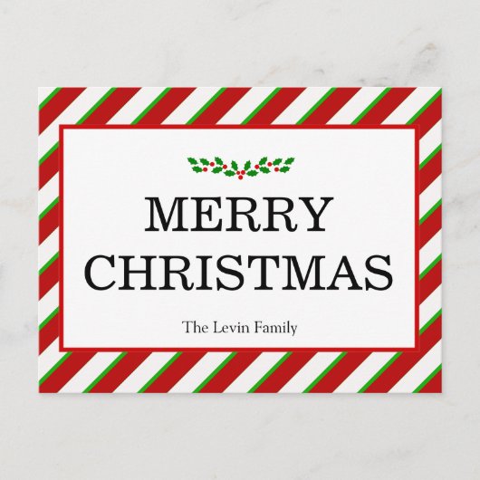 Carte postale classique colorée de vacances de (Devant)