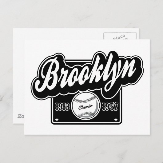 Carte Postale Classique de Brooklyn (Devant / Derrière)