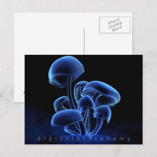 Carte postale classique de fluorescence (Devant / Derrière)