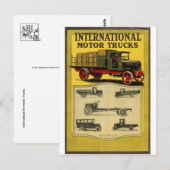 Carte postale classique de l'affiche publicitaire (Devant / Derrière)