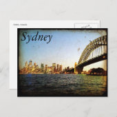 Carte Postale classique de sydney bridge (Devant / Derrière)