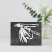 Carte postale classique de volée de truite (Debout devant)