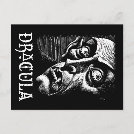 Carte Postale Classique Dracula Vampire gothique Vintage Hallowe (Devant)