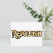 Carte postale classique du logo Revolush (Debout devant)