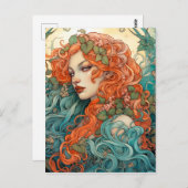 Carte Postale Classique intemporelle, Saint Valentin (Devant / Derrière)