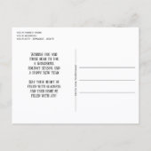 Carte Postale Classique Moderne Amour Fêtes Saisons Salutations (Dos)