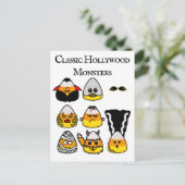 Carte postale classique Monstres Hollywood Candy C (Debout devant)