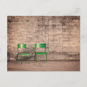 Carte postale classique Paris Park Chaises