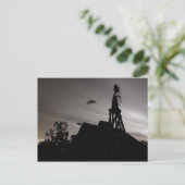 Carte postale classique pour soucoupe en dôme (Debout devant)