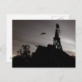 Carte postale classique pour soucoupe en dôme (Devant / Derrière)