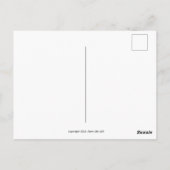 Carte postale classique Red Barn & Hay Bales (Dos)