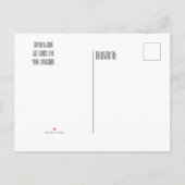 Carte postale classique simple Faire-part de maria (Dos)