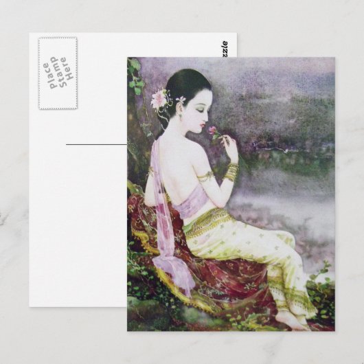 carte postale classique thaïlandaise (Devant / Derrière)