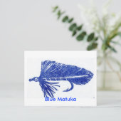 Carte Postale Classique Trout Fly "Blue Matuka" (Debout devant)