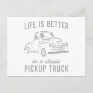 Carte Postale Classique type de camionnette vintage