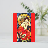 Carte postale classique/Vintage-Alphonse Mucha 59 (Debout devant)