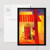Carte postale classique/Vintage-août Macke 8 (Devant / Derrière)