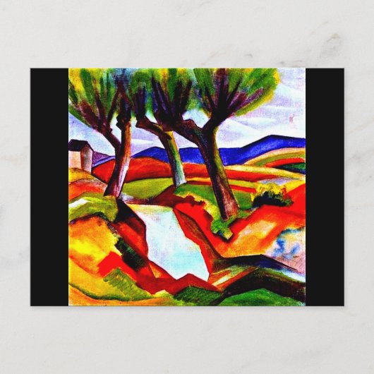 Carte postale - classique/Vintage Art-août Macke 1 (Devant)