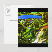 Carte postale - classique/Vintage Art-août Macke 2 (Devant / Derrière)