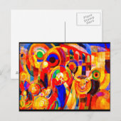 Carte Postale Classique/Vintage-Robert Delaunay 6 (Devant / Derrière)