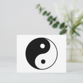 Carte Postale Classique Yin Yang (Debout devant)